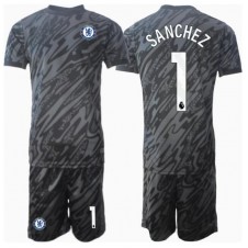 Chelsea Robert Sanchez #1 Keeper Bortedraktsett Barn 2024-25 Kortermet (+ korte bukser)